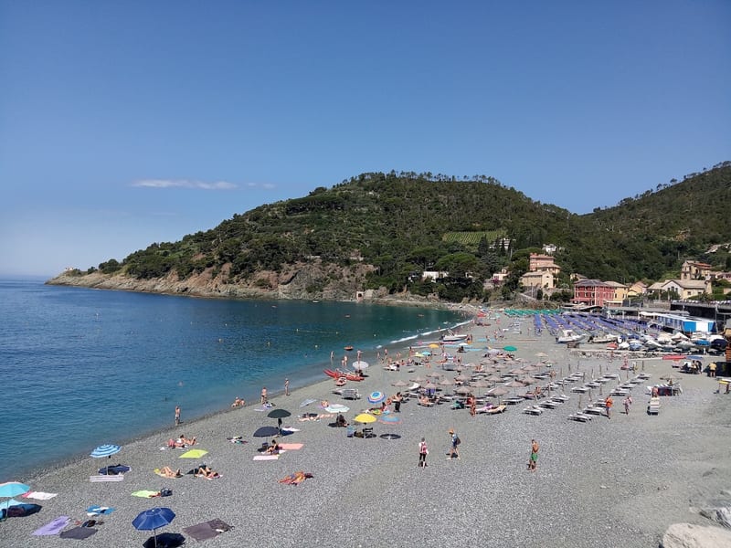 Bonassola beach