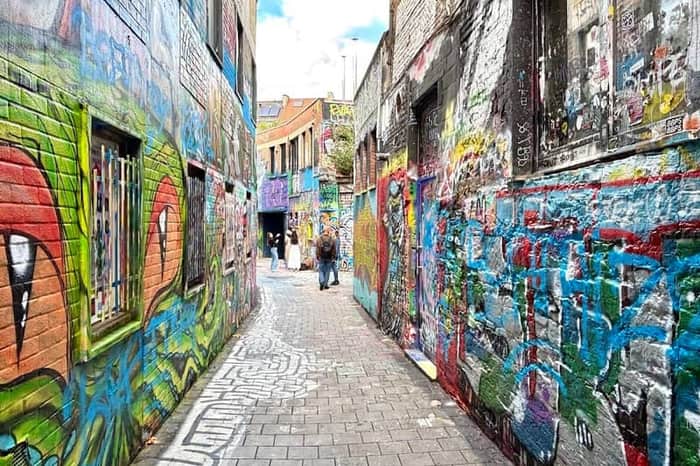 Werregarenstraat Graffiti Street and Vrijdagmarkt