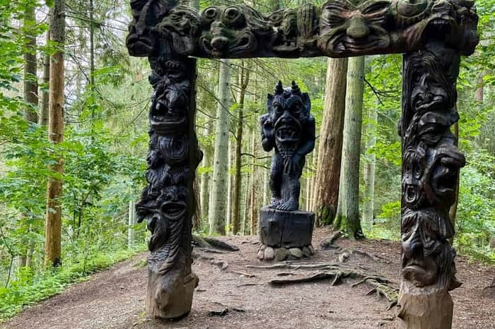 Hill of Witches sculpture trail