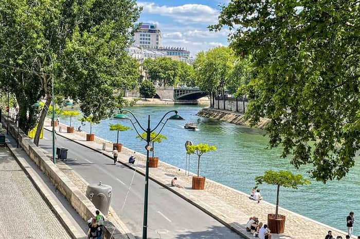 Paris Plages, Quais de Seine