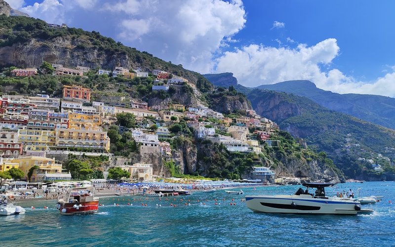 Positano ferries (Travelmar, Alicost)