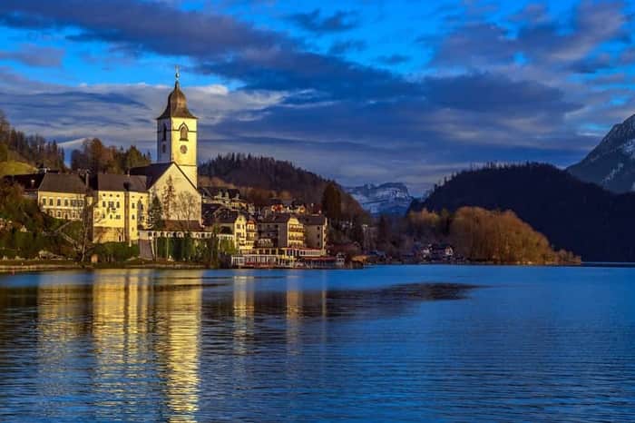 Wolfgangsee, St. Wolfgang shore