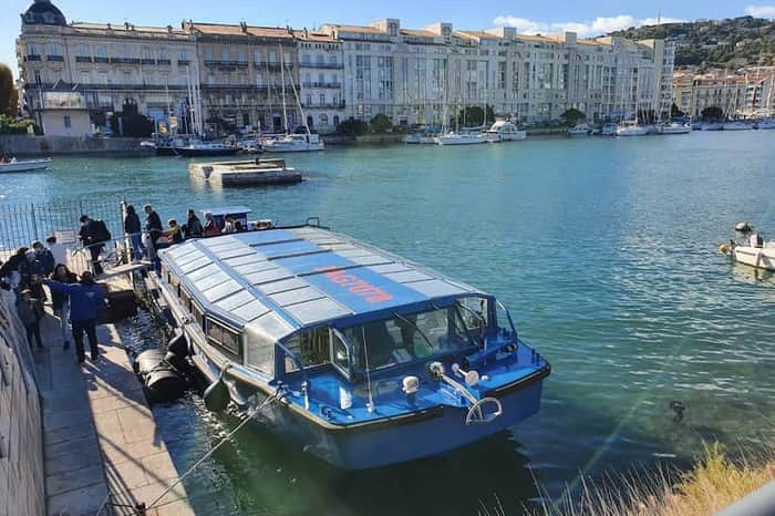 Sète-Mèze passenger ferry across the Étang de Thau