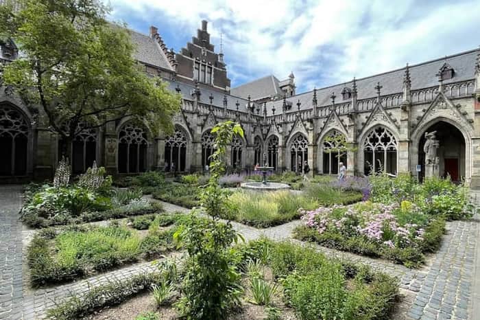Domplein, Pandhof gardens & Domtoren views