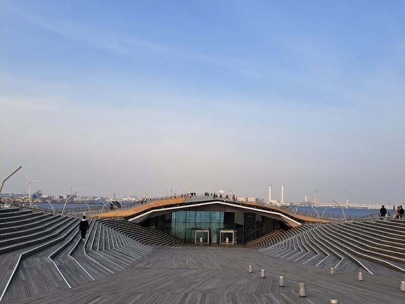 Osanbashi Pier rooftop deck