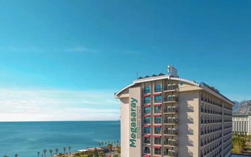 Megasaray Westbeach Antalya: Strandzugang hotel in Antalya