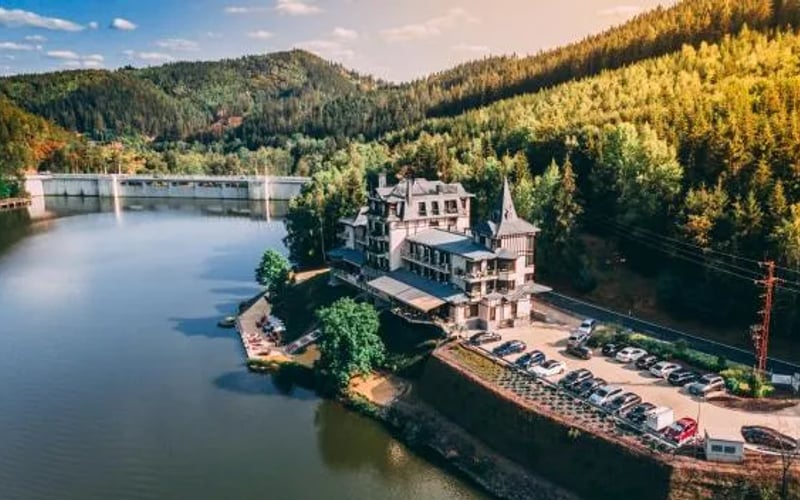 Retro Riverside Wellness Resort
